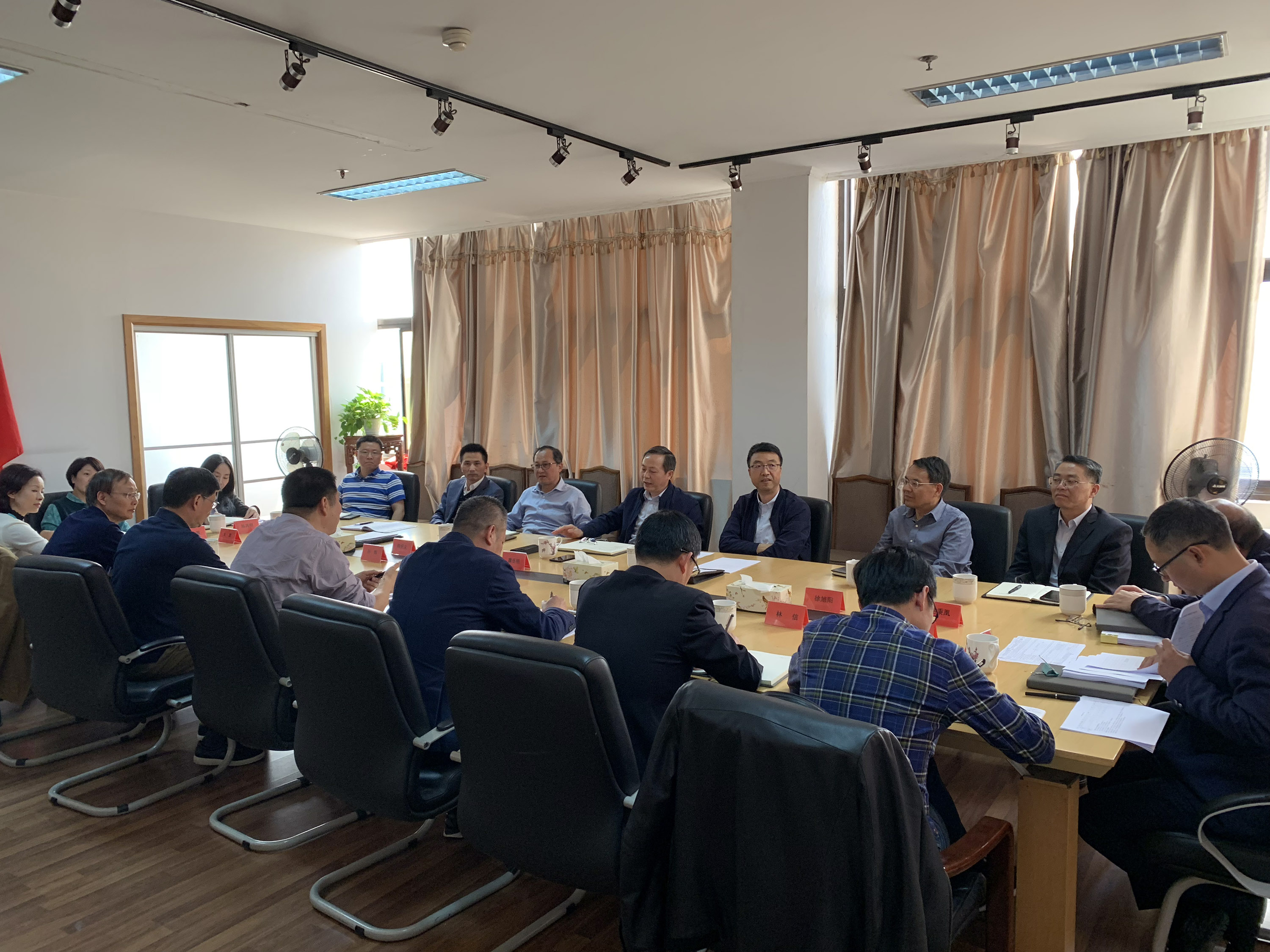 集團(tuán)公司黨委書記董事長(zhǎng)虞岳明 一行蒞臨公司調(diào)研指導(dǎo)工作