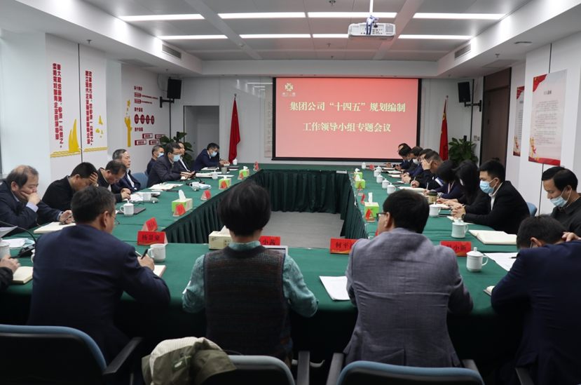 集團公司召開“十四五”規(guī)劃編制工作領(lǐng)導小組專題會議