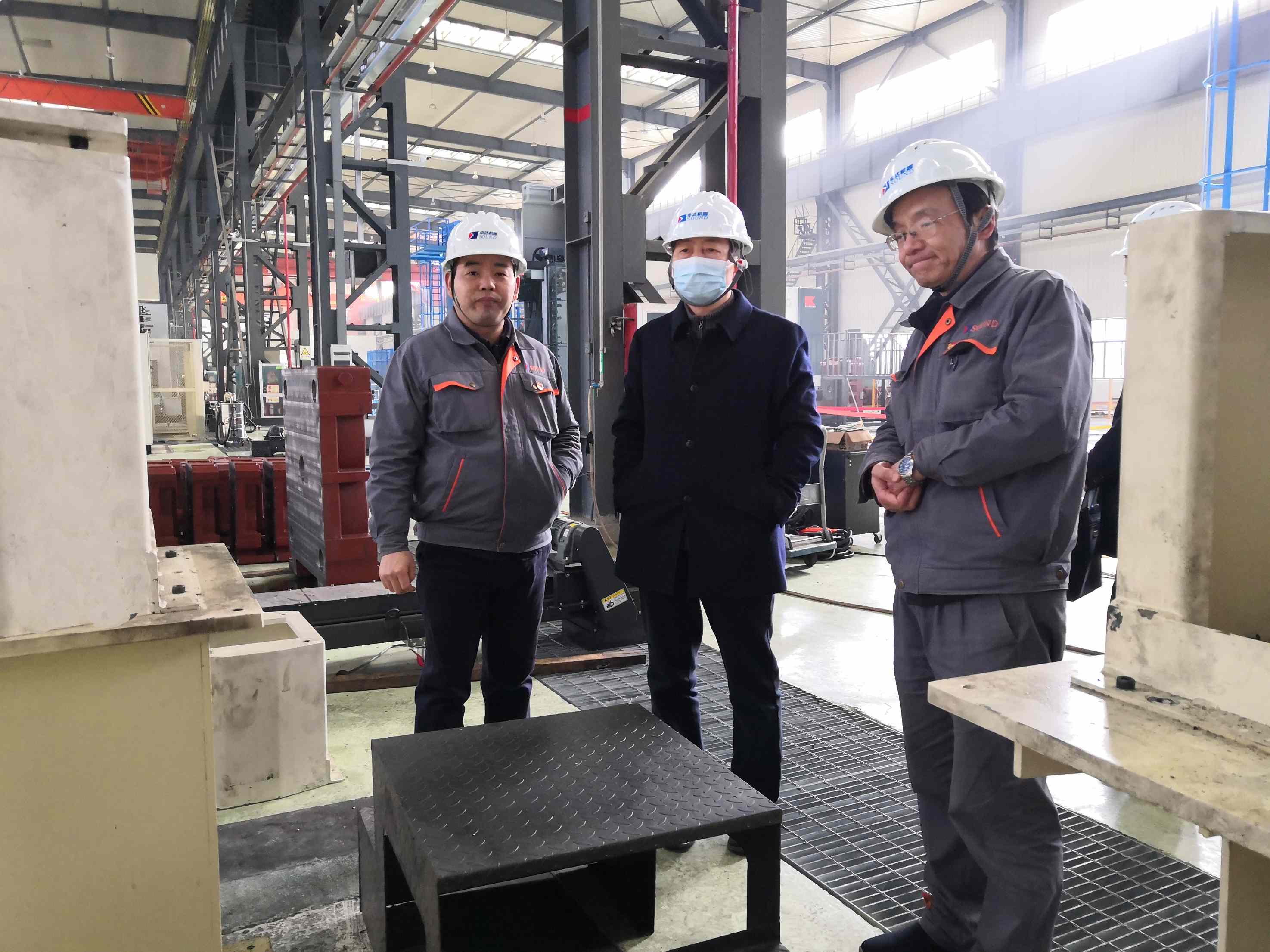 虞岳明赴申達機器公司開展“三服務”活動