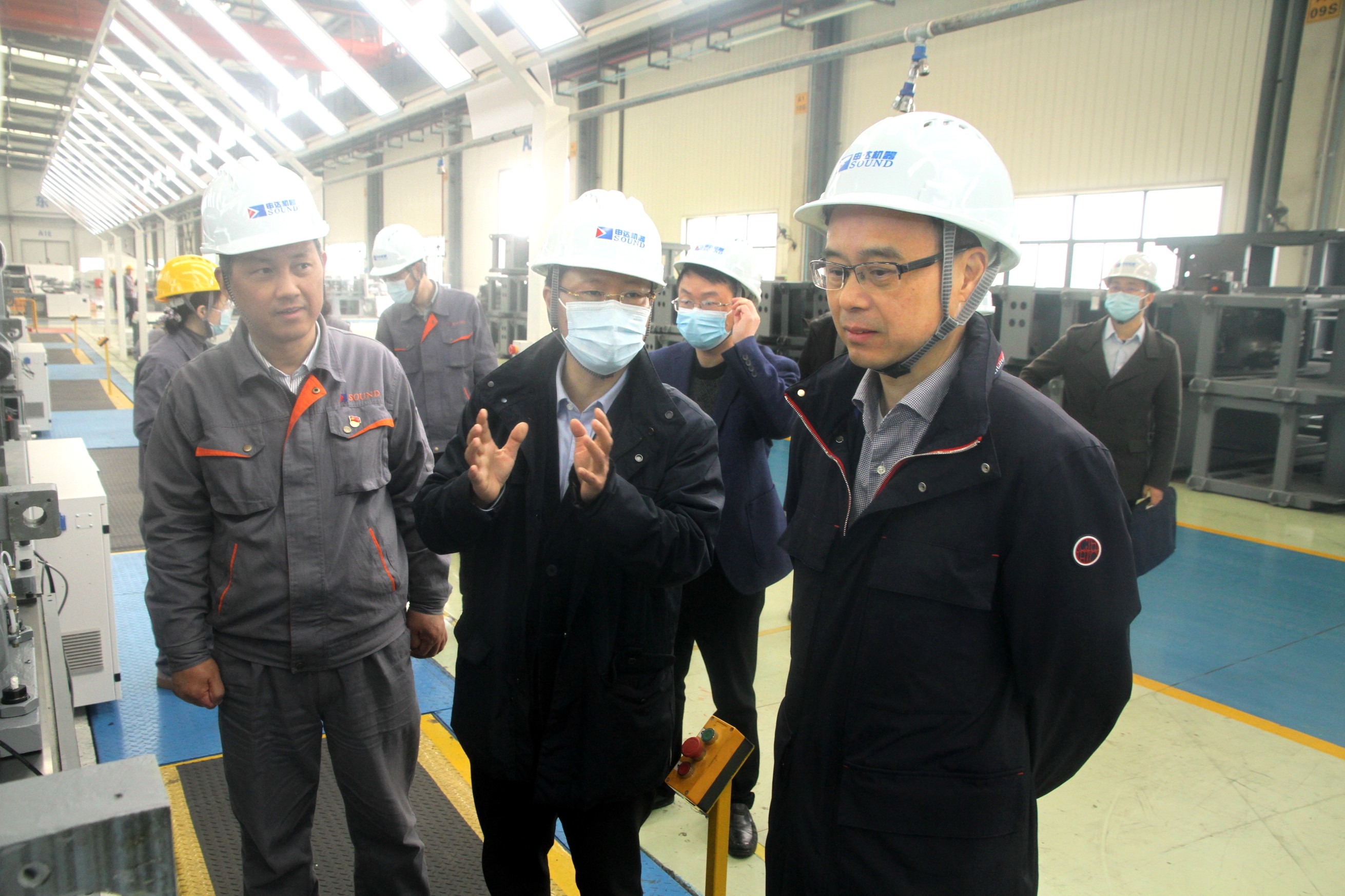 省國資委黨委委員、副主任姜揚(yáng)劍赴申達(dá)機(jī)器公司調(diào)研