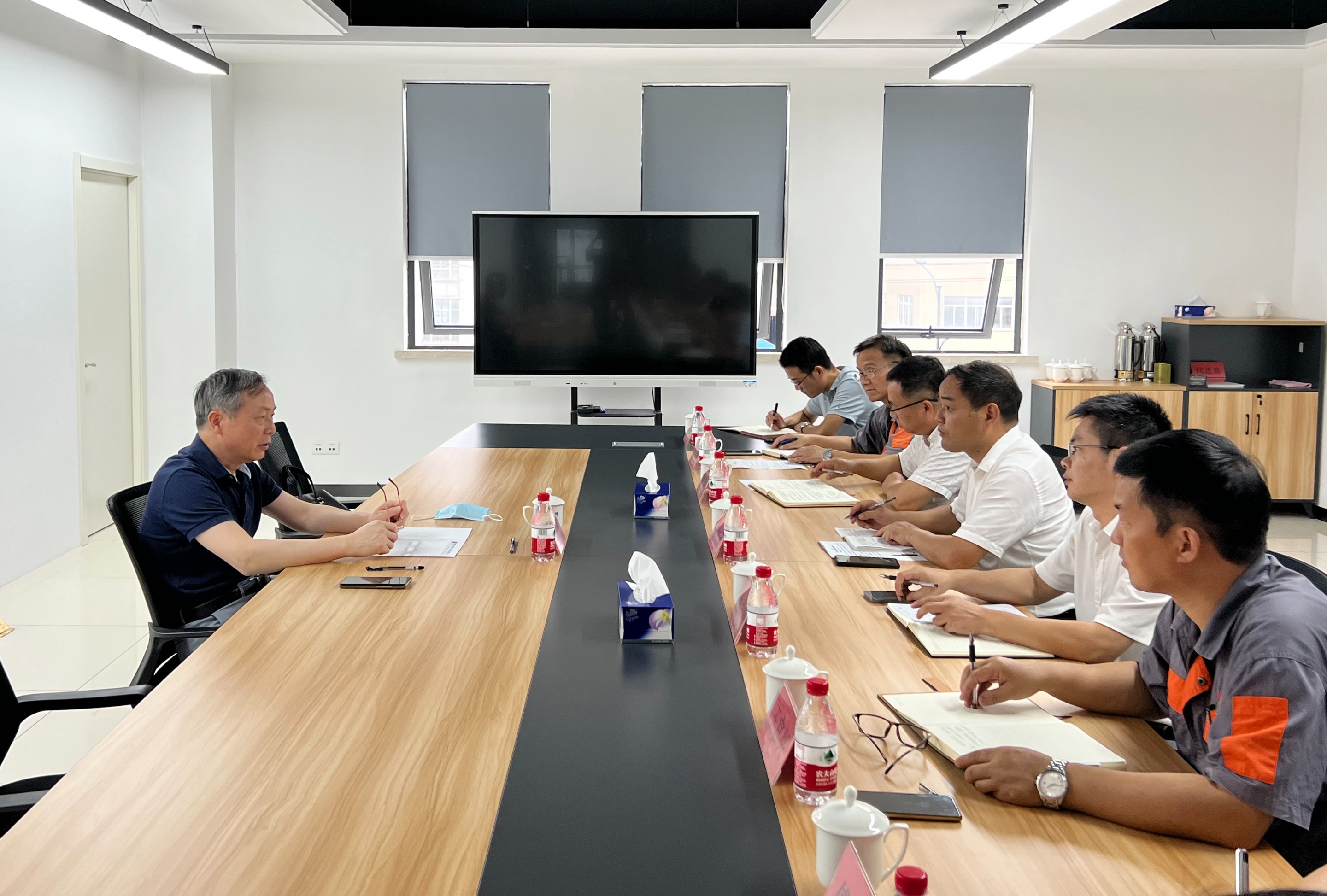 虞岳明赴申達(dá)機(jī)器公司開(kāi)展“雙創(chuàng)”工作調(diào)研