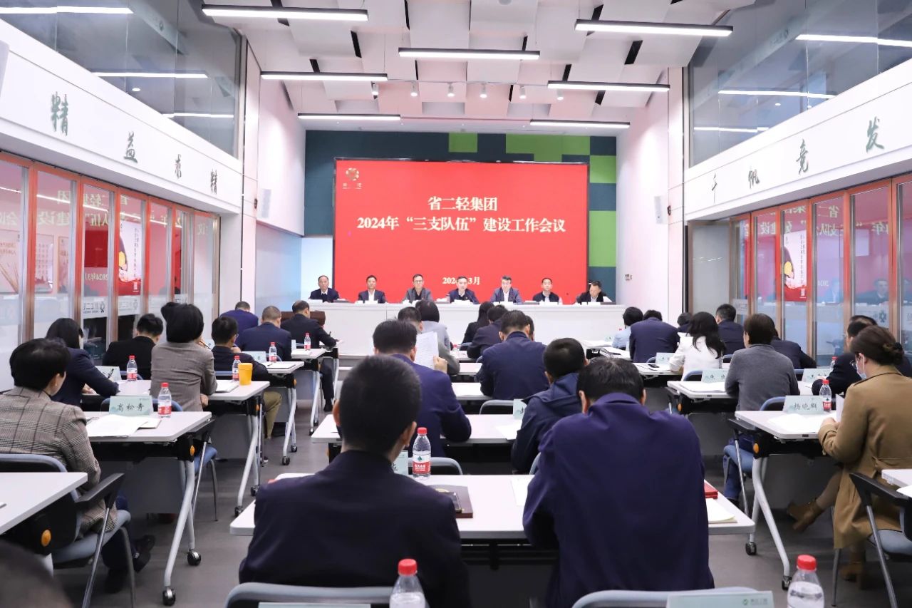 省二輕集團召開“三支隊伍”建設(shè)工作會議